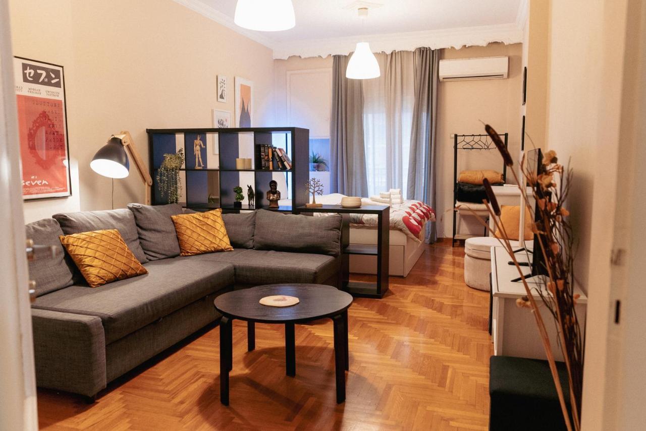 Charming 85Sqm Apartment With Panoramic City-Views Thessaloníki Eksteriør billede